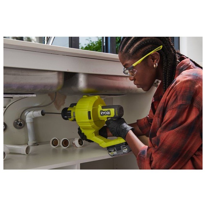 RYOBI Déboucheur 18V ONE+ canalisations éviers WC - sans batterie ni chargeur - RDA18-0 RYOBI Déboucheur 18V ONE+ canalisations éviers WC - sans batterie ni chargeur - RDA18-0
