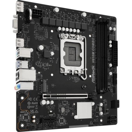 Carte mere - ASROCK - H610M Combo II - Socket LGA1700 - DDR4/DDR5 - Mi