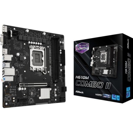 Carte mere - ASROCK - H610M Combo II - Socket LGA1700 - DDR4/DDR5 - Micro-ATX