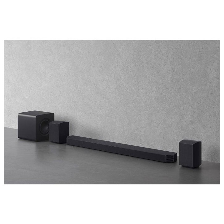 Barre de son - SAMSUNG - HW-Q930H - 9.1.4 canaux - Caisson de basses sans fil - Enceintes arriere incluses Barre de son - SAMSUNG - HW-Q930H - 9.1.4 canaux - Caisson de basses sans fil - Enceintes arriere incluses