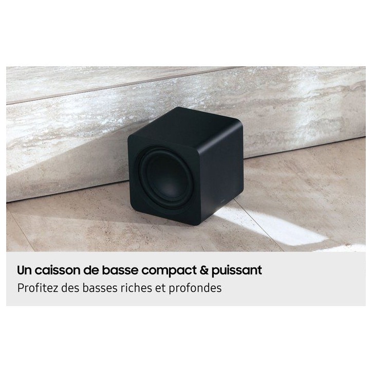 Barre de son - SAMSUNG - HW-Q930H - 9.1.4 canaux - Caisson de basses sans fil - Enceintes arriere incluses Barre de son - SAMSUNG - HW-Q930H - 9.1.4 canaux - Caisson de basses sans fil - Enceintes arriere incluses