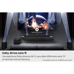 Barre de son - SAMSUNG - HW-Q930H - 9.1.4 canaux - Caisson de basses s