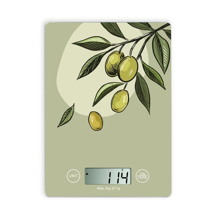 Balance de cuisine électronique - LIVOO - DOM451OL - Plateau en verre - 5 kg - Tactile Balance de cuisine électronique - LIVOO - DOM451OL - Plateau en verre - 5 kg - Tactile