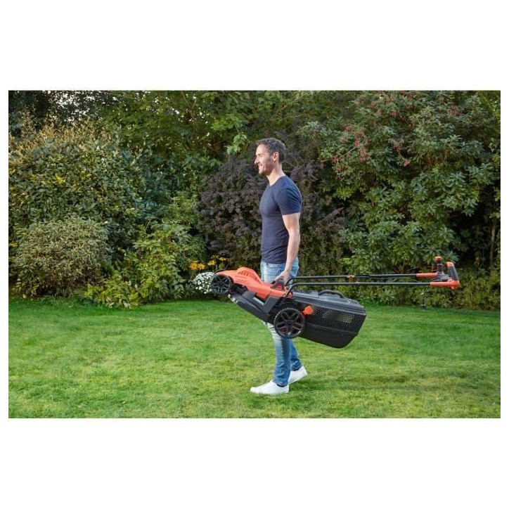 Tondeuse électrique filaire - BLACK&DECKER - BEMW471BH-QS - 1600W - 38cm de coupe