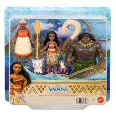 Coffret de figurines - Disney - Vaiana avec Maui et Gramma Tala - 3 mini-poupées 8 cm - Des 3 ans
