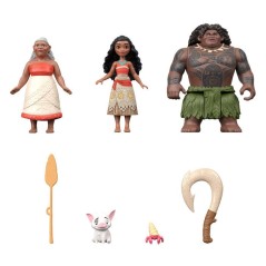 Coffret de figurines - Disney - Vaiana avec Maui et Gramma Tala - 3 mi