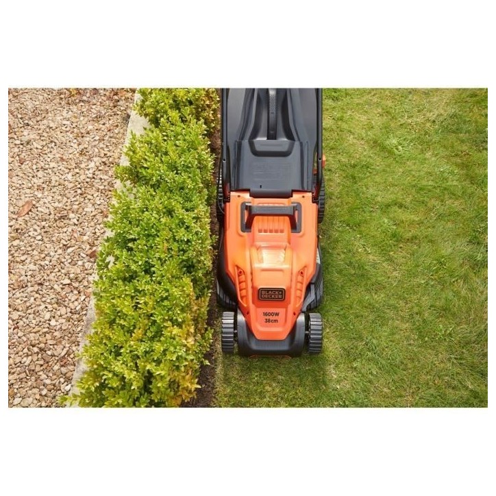 Tondeuse électrique filaire - BLACK&DECKER - BEMW471BH-QS - 1600W - 38cm de coupe