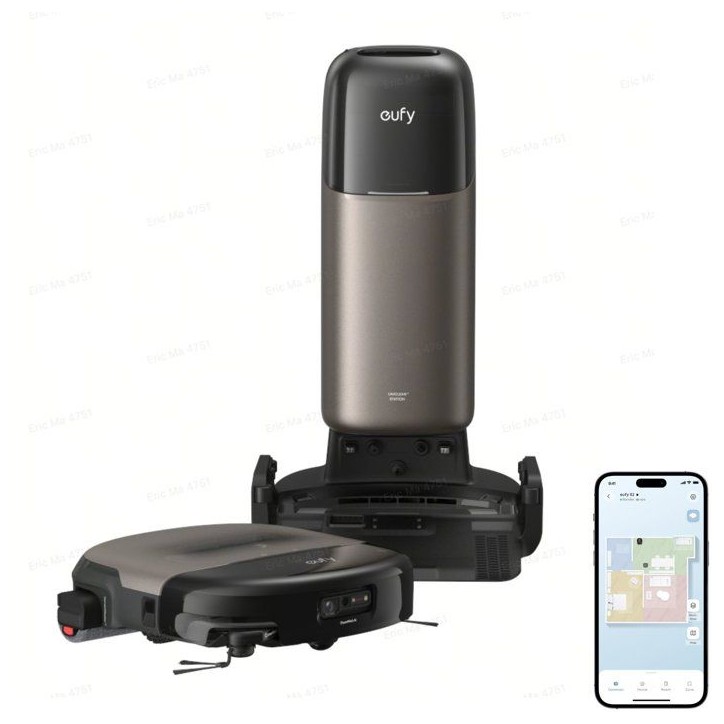 Robot Aspirateur Laveur - EUFY Omni S2 - Aspiration 30000Pa - station multifonction - collecteur auto