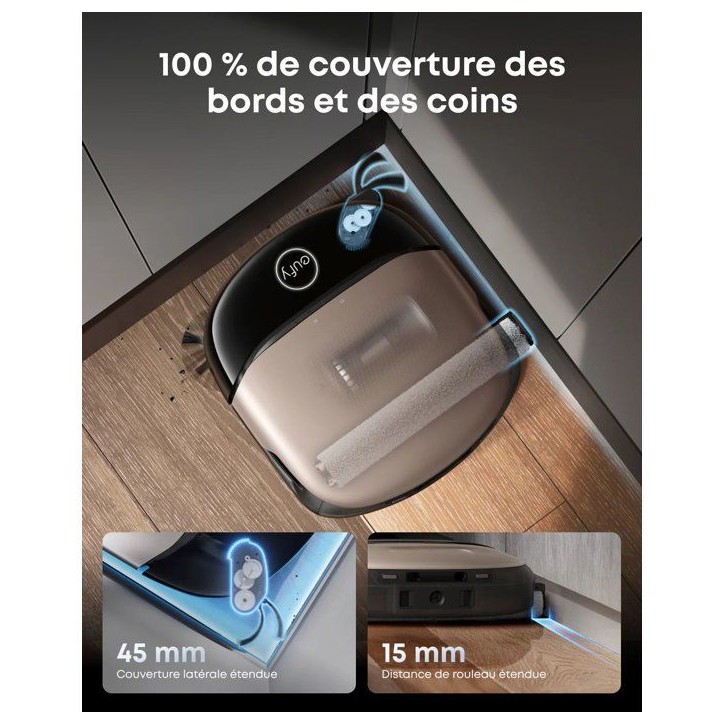 Robot Aspirateur Laveur - EUFY Omni S2 - Aspiration 30000Pa - station multifonction - collecteur auto
