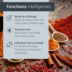 Balance de cuisine digitale - ADE - POCKET - Plastique ABS - De 0,1 a