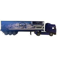 Camion miniature de collection - NEWRAY - MAN F2000 avec container 40'