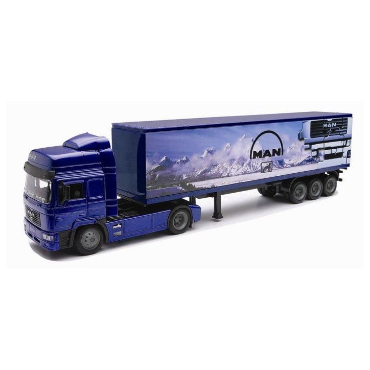 Camion miniature de collection - NEWRAY - MAN F2000 avec container 40' - 1/43 Camion miniature de collection - NEWRAY - MAN F2000 avec container 40' - 1/43