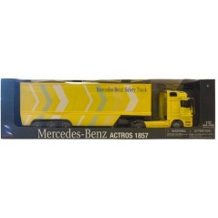 Camion miniature de collection - NEWRAY - Mercedes Benz Actros 1857 avec remorque - 1/32