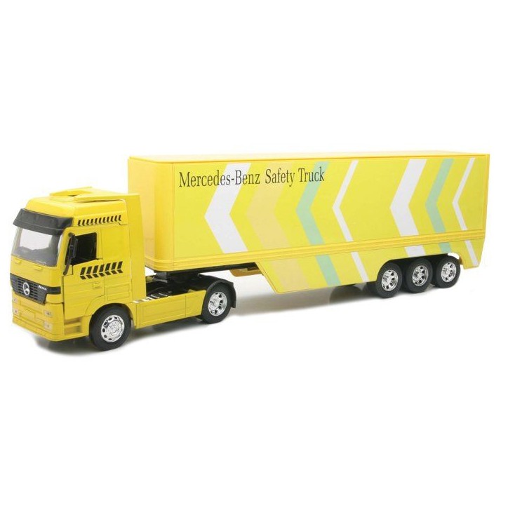 Camion miniature de collection - NEWRAY - Mercedes Benz Actros 1857 avec remorque - 1/32 Camion miniature de collection - NEWRAY - Mercedes Benz Actros 1857 avec remorque - 1/32