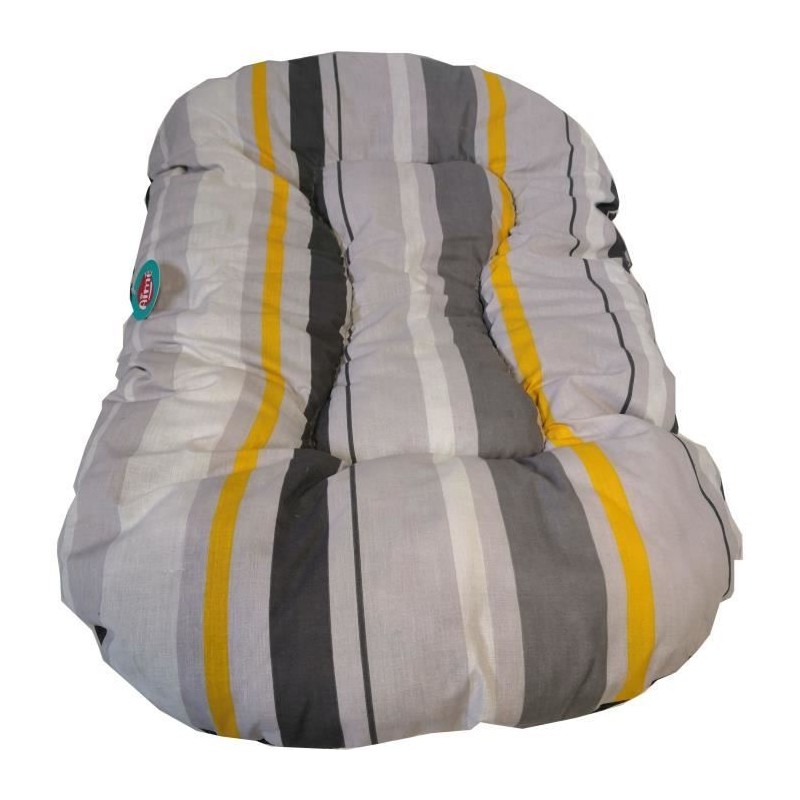 Couchage pour chien - AIME - Coussin Oval - 90 cm - Gris