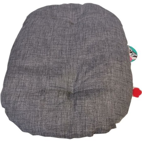 Couchage pour chien - AIME - Coussin Oval - 90 cm - Gris