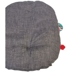 Couchage pour chien - AIME - Coussin Oval - 90 cm - Gris