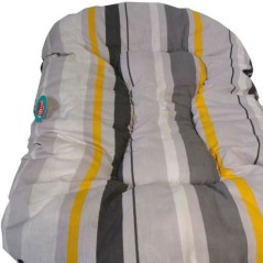 Couchage pour chien - AIME - Coussin Oval - 90 cm - Gris