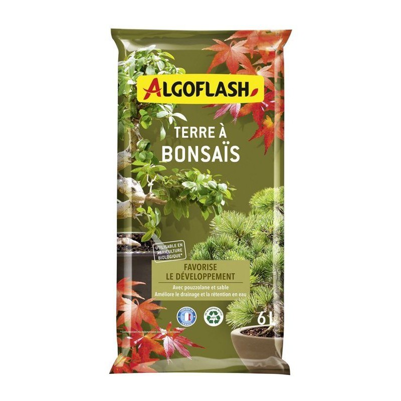 Terre a bonsais - ALGOFLASH - 6 L
