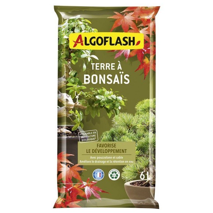 Terre a bonsais - ALGOFLASH - 6 L