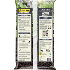 Terreau - ALGOFLASH NATURASOL - Semis plantes aromatiques - Sans tourbe - 10 L