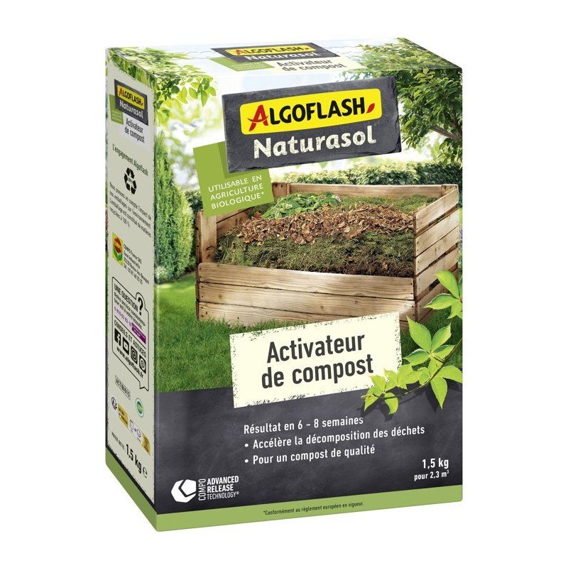 Activateur de compost - ALGOFLASH NATURASOL - 1,5 kg