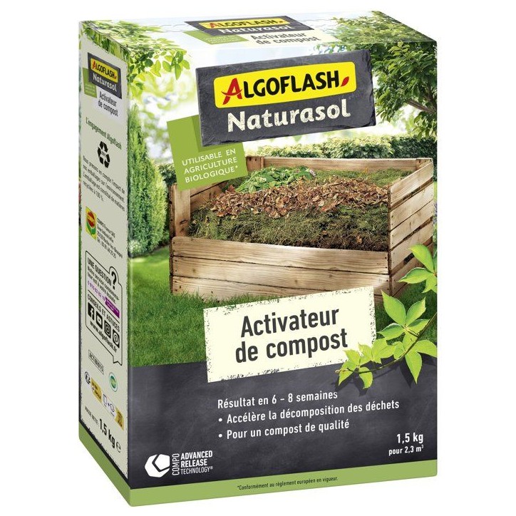Activateur de compost - ALGOFLASH NATURASOL - 1,5 kg