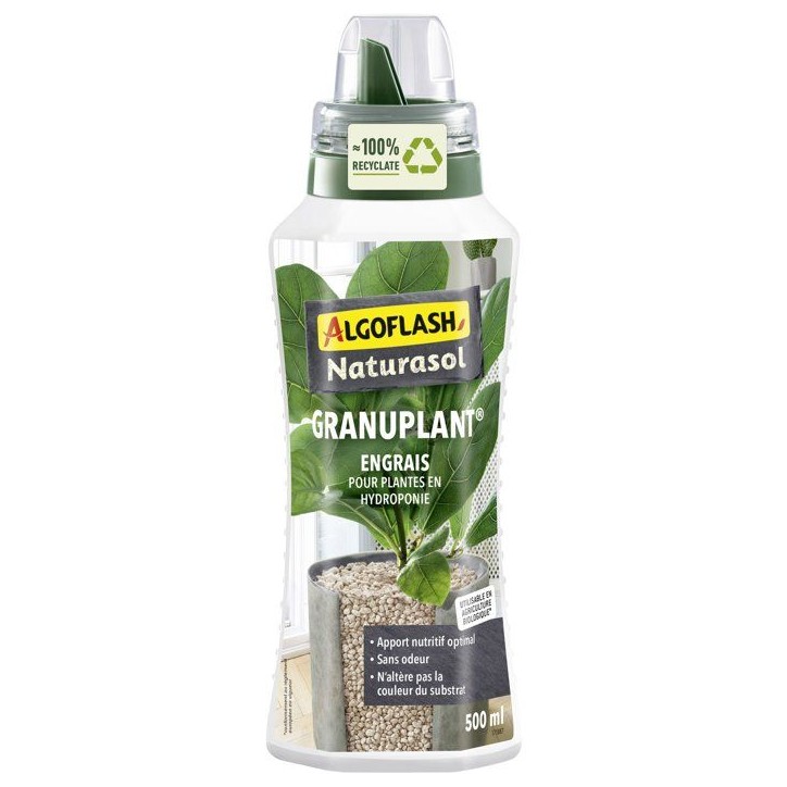 Engrais liquide - ALGOFLASH NATURASOL - Granuplant - 500 mL Engrais liquide - ALGOFLASH NATURASOL - Granuplant - 500 mL