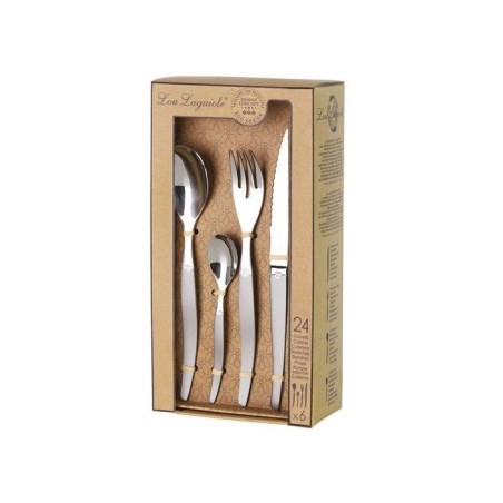 AMEFA Coffret de 24 couverts Gamme Jet - Argent