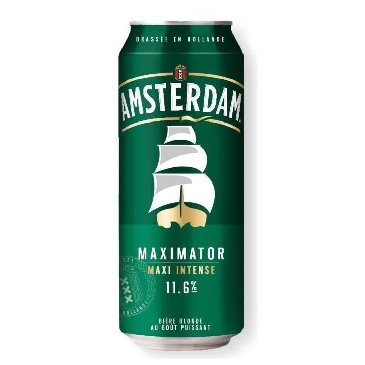 Biere Amsterdam Maximator Maxi intense - Canettes 24 x 50 cl - 11,6°