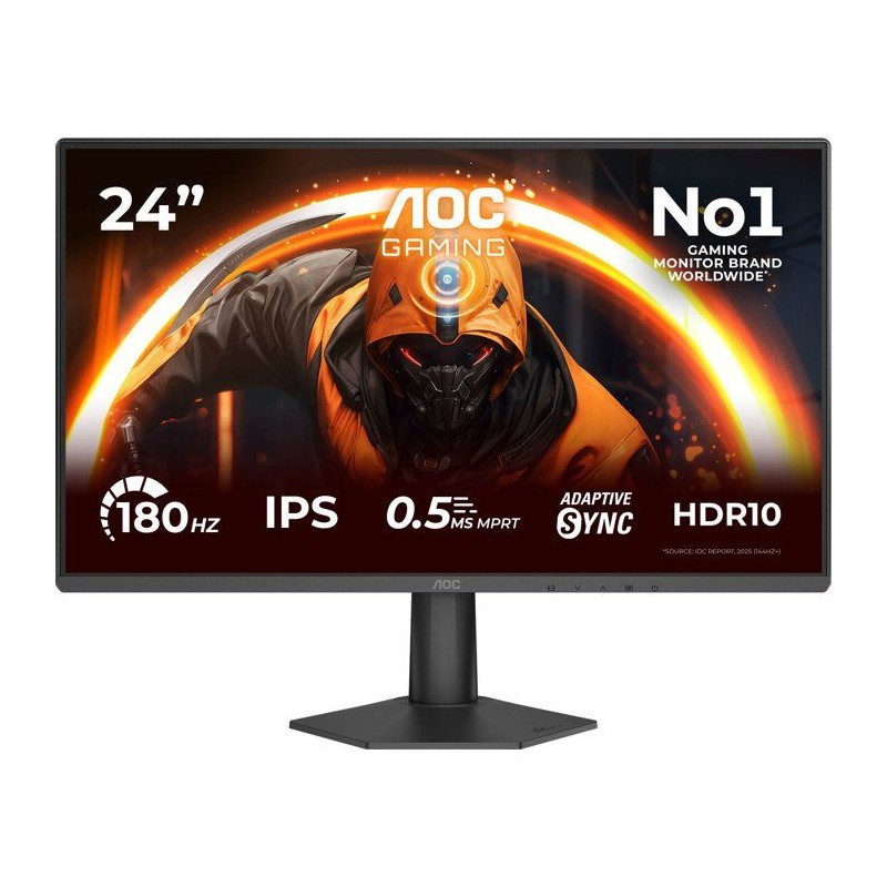 Écran PC Gamer - AOC - 23,8 - Full HD - 180 Hz - IPS - 0,5 ms - HDR10