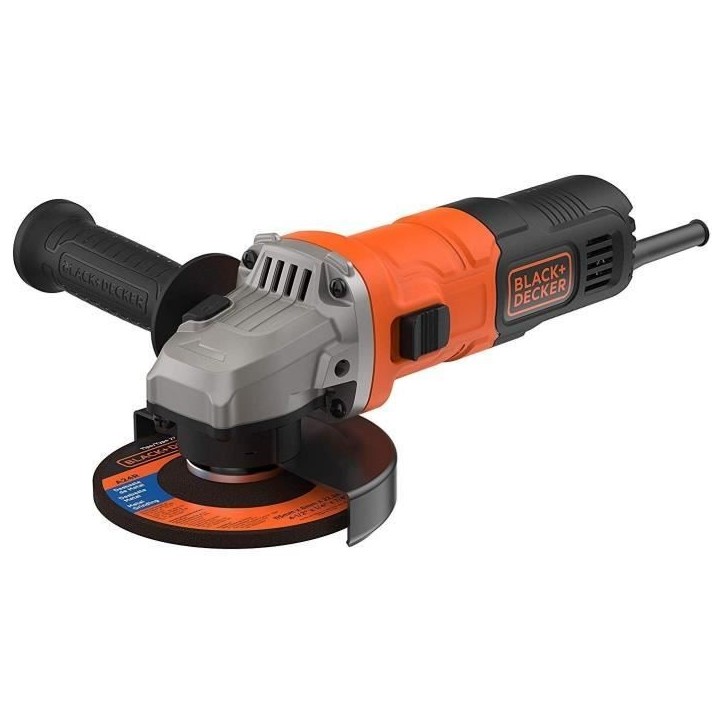 Meuleuse d'angle filaire - BLACK+DECKER - BEG010-QS - 710W - 115mm Meuleuse d'angle filaire - BLACK+DECKER - BEG010-QS - 710W - 115mm