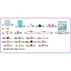 Le coffret des glaces Mickey - Aquabeads - 35170 - Perles qui collent avec de l'eau, loisir créatif pour enfant