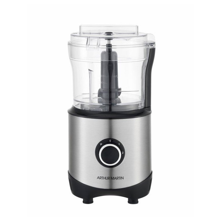Robot multifonction - ARTHUR MARTIN - AM1608AC - 300 W - Bol de 400 ml - 2 vitesses + pulse - Inox