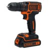 Kit perceuse visseuse sans fil - 18V - BLACK+DECKER - BDCDC18BAST-QW -
