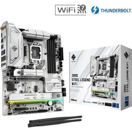 Carte mere - ASROCK - Z890 Steel Legend WiFi - Socket LGA1851 - DDR5 - WiFi 7