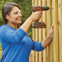 Kit perceuse visseuse sans fil - 18V - BLACK+DECKER - BDCDC18BAST-QW -