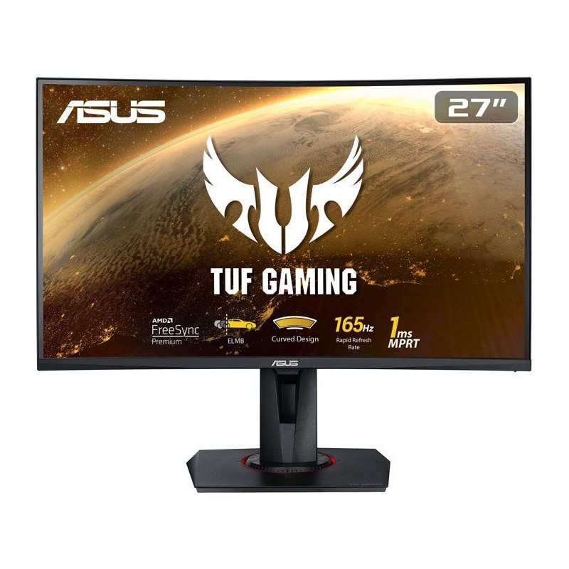 Ecran PC Gamer Incurvé - ASUS - 27 - Full HD 1920x1080 - 165Hz - VA -