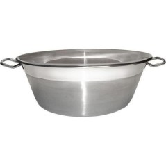 Bassine a confiture - BAUMALU - Standard - Acier inoxydable argenté - 38 cm - 9 L - Tous feux dont induction