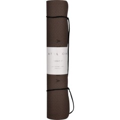 Tapis de Yoga - ATHLECIA - KESHA - L 133 x l 61 cm - TPE - Chocolat