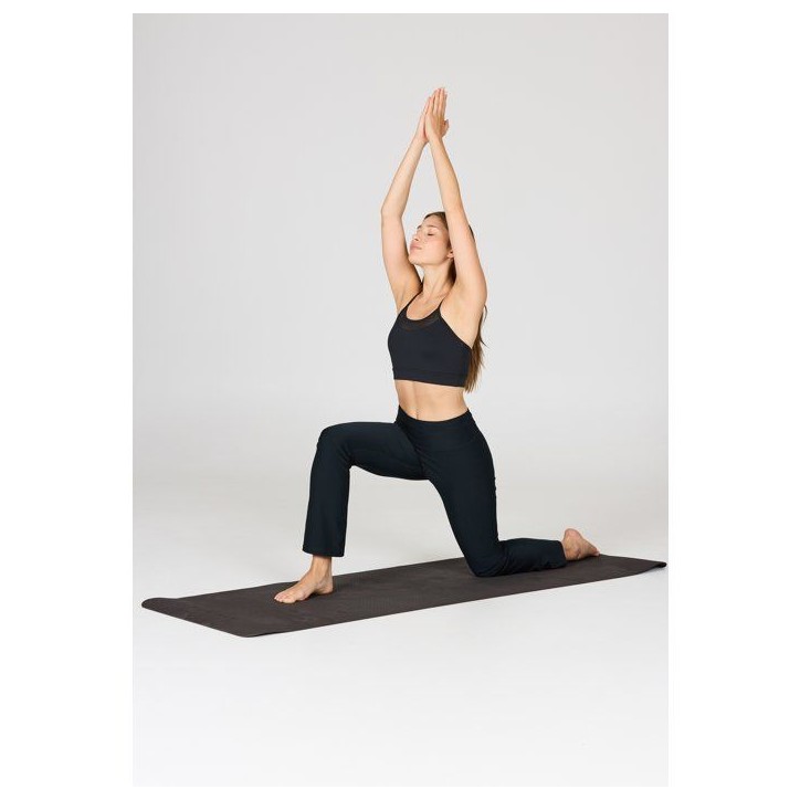 Tapis de Yoga - ATHLECIA - KESHA - L 133 x l 61 cm - TPE - Chocolat