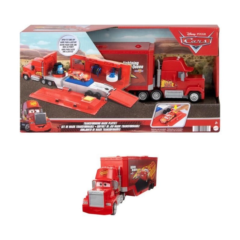 Disney Pixar Cars - Coffret Mack Transformable - Petite Voiture - MATT