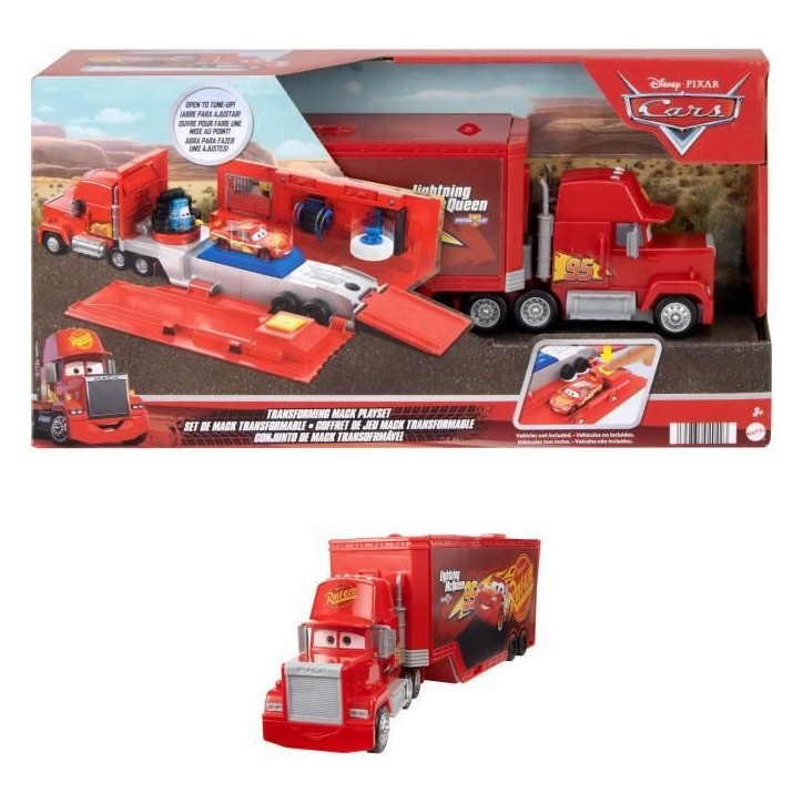 Disney Pixar Cars - Coffret Mack Transformable - Petite Voiture - MATTEL - HDC75 Disney Pixar Cars - Coffret Mack Transformable - Petite Voiture - MATTEL - HDC75