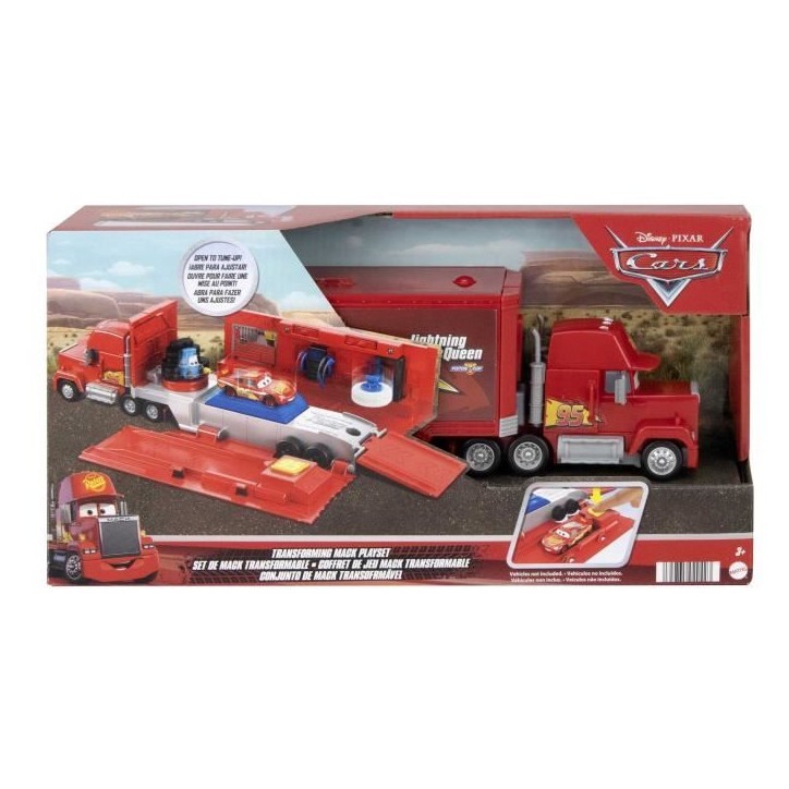 Disney Pixar Cars - Coffret Mack Transformable - Petite Voiture - MATTEL - HDC75 Disney Pixar Cars - Coffret Mack Transformable - Petite Voiture - MATTEL - HDC75