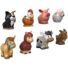 Coffret figurines - FISHER-PRICE - Little People Animaux GFL21 - 8 fig