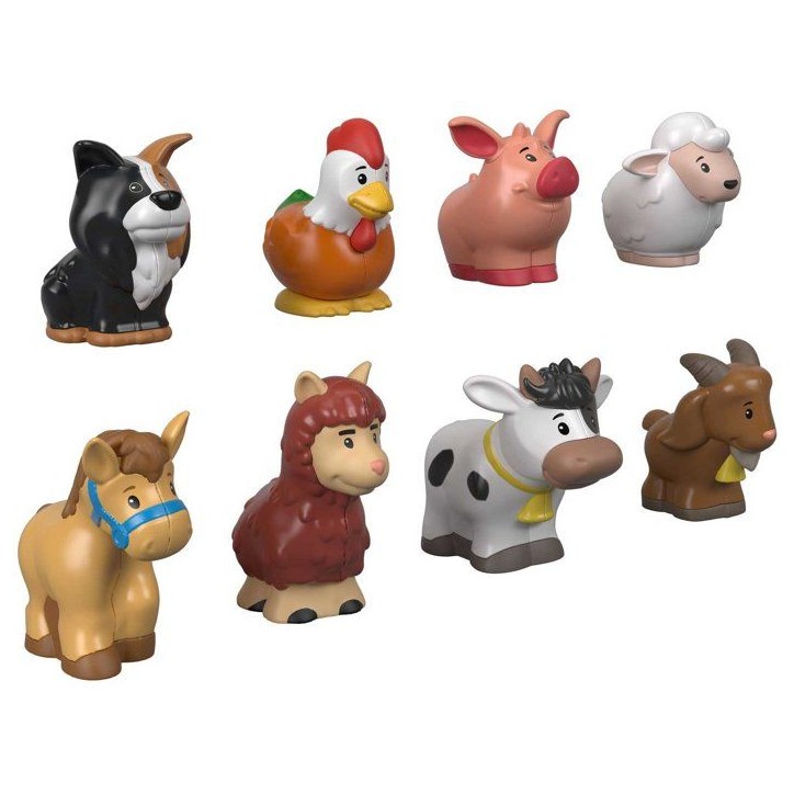 Coffret figurines - FISHER-PRICE - Little People Animaux GFL21 - 8 figurines - Ferme