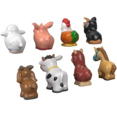 Coffret figurines - FISHER-PRICE - Little People Animaux GFL21 - 8 figurines - Ferme
