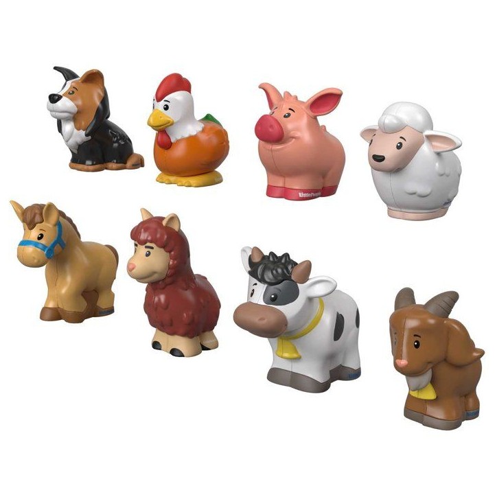 Coffret figurines - FISHER-PRICE - Little People Animaux GFL21 - 8 figurines - Ferme