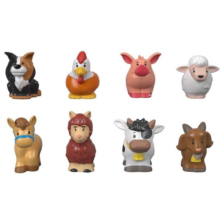 Coffret figurines - FISHER-PRICE - Little People Animaux GFL21 - 8 figurines - Ferme