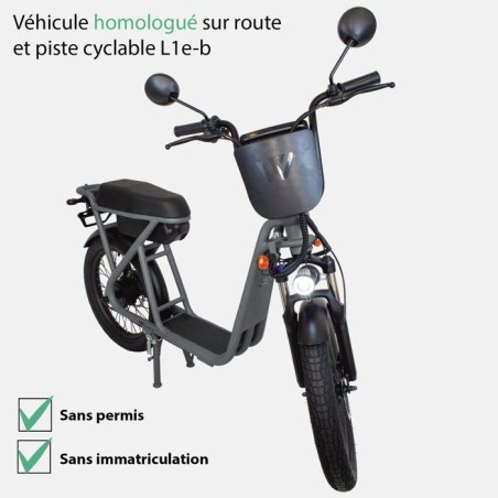 Trottinette électrique - WISPEED - WIMOB Plus - Gris